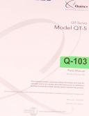 Quincy-Quincy QT-5 Series, Compressor Instructions Wiring and Parts Manual 2011-QT-5 Series-01